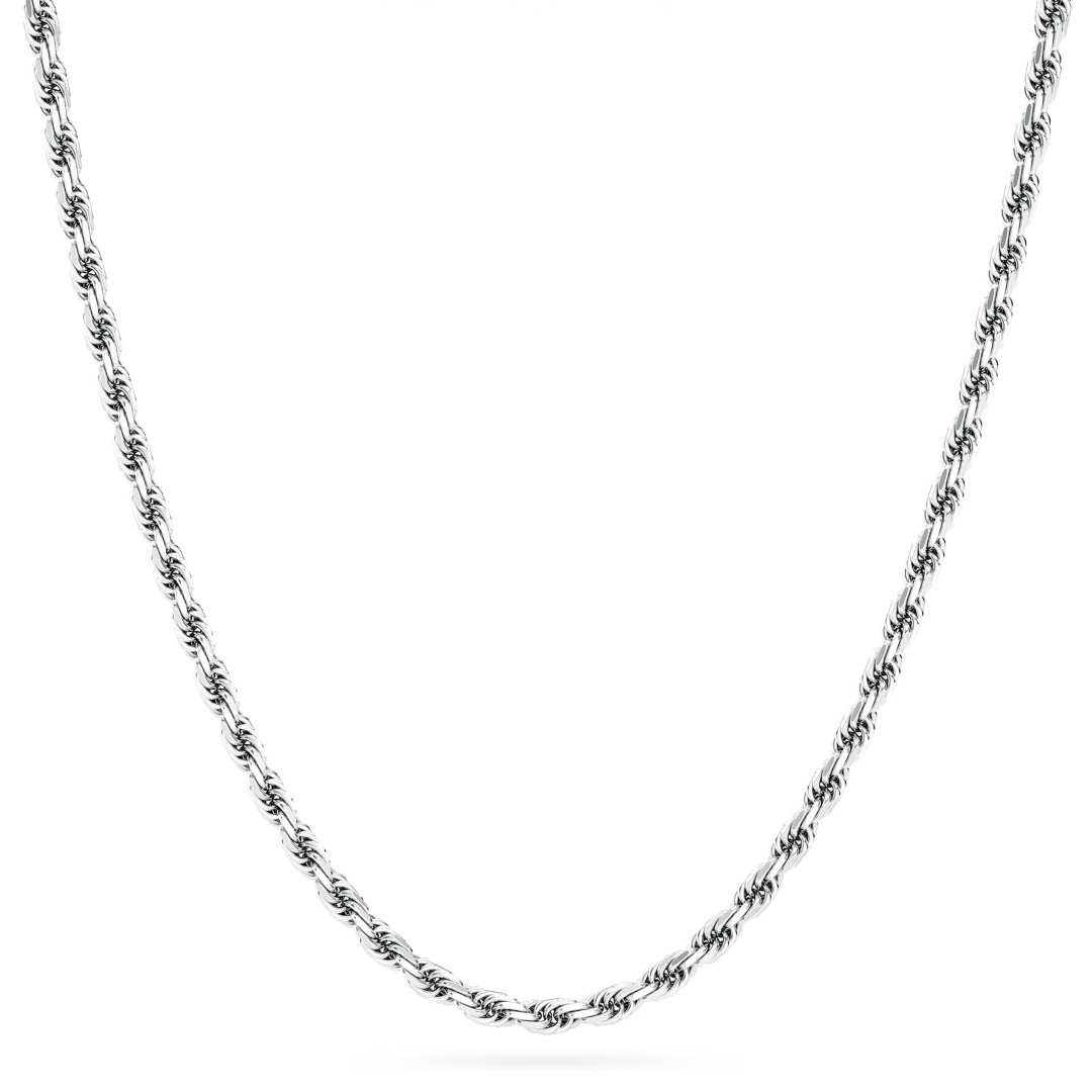 Thin Rope Chain Silver / 16 + 3 Ext.