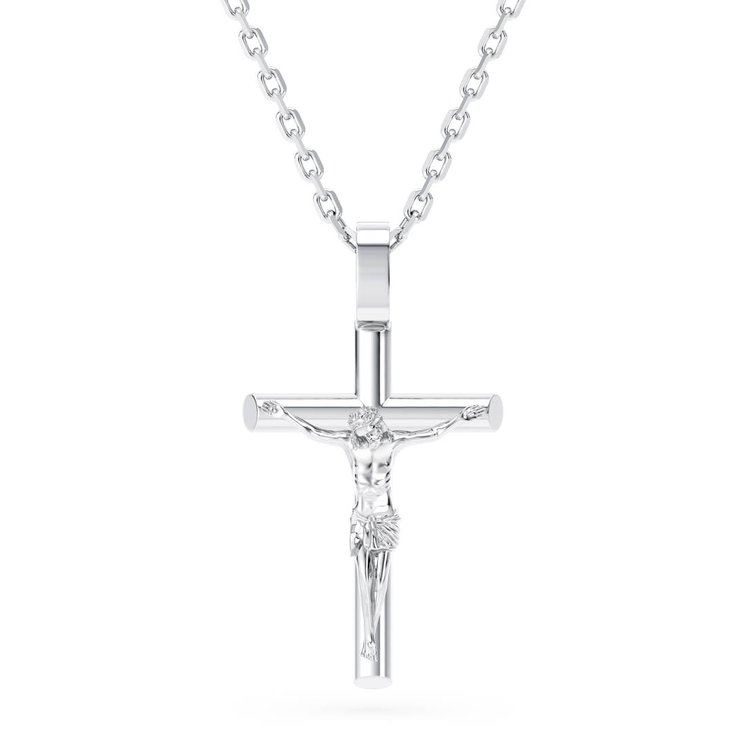 Genuine Solid outlet Large heavy Sterling Silver Crucifix Cross Pendant