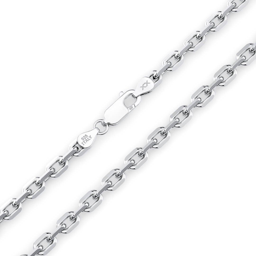925 sterling silver 3mm wide cable