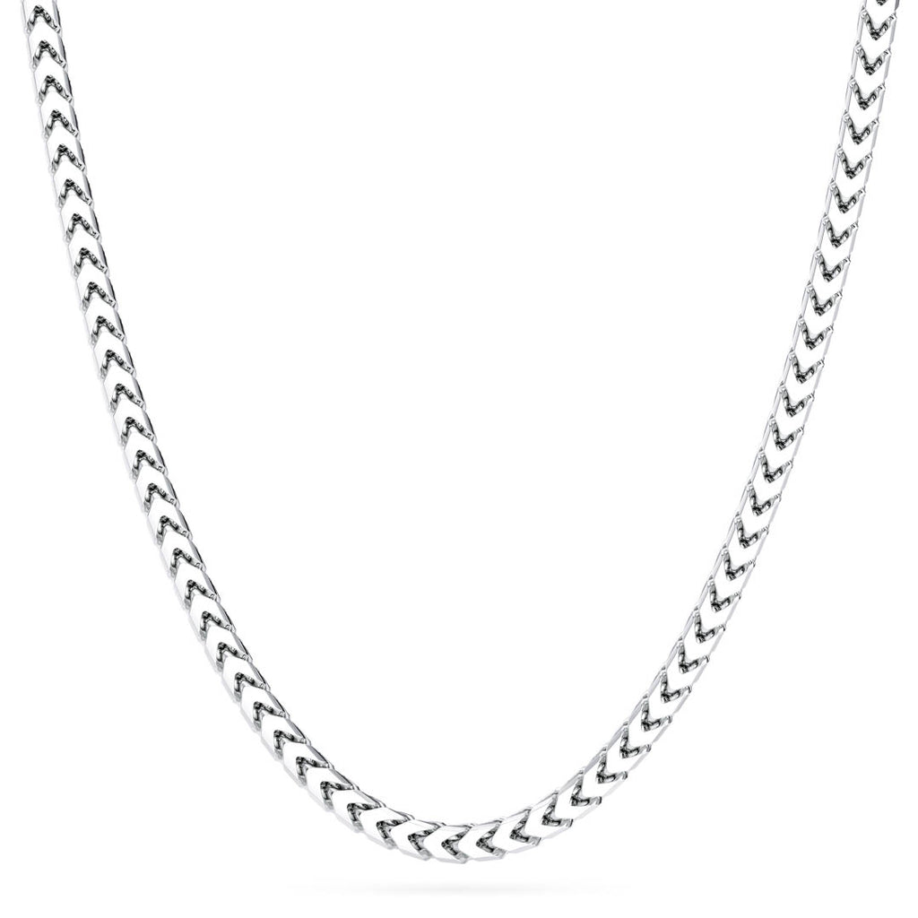 4mm Silver Franco Chain, Silver Chain for Men, Proclamation Jewelry