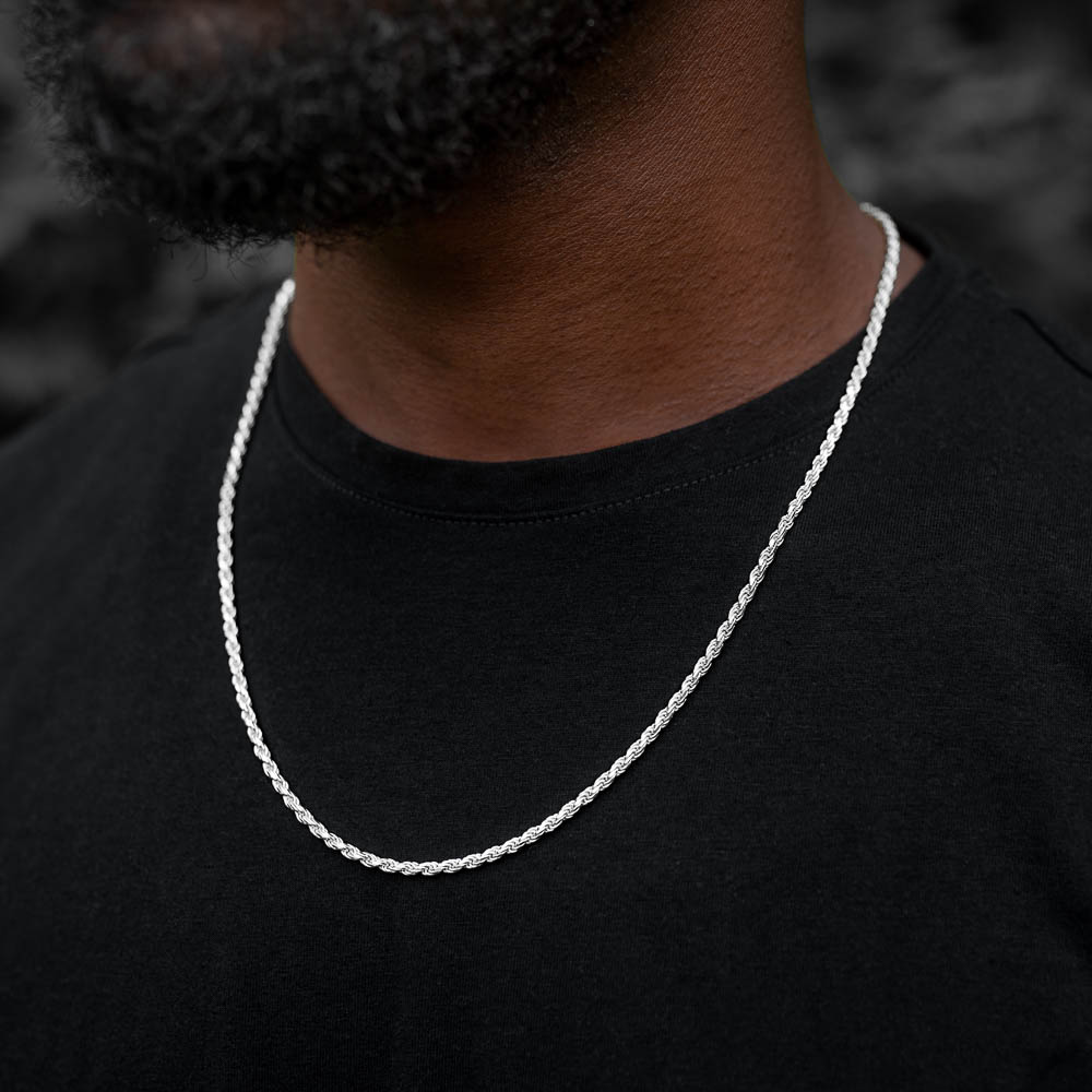 sterling silver rope chain, mens silver chains, mens silver chain necklace,  mens silver chains cheap, mens silver chain buy online, mens silver chain  design, men's silver necklace designs, mens silver chain 