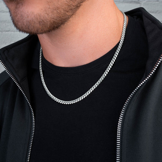 Fashion cuban link chain 925